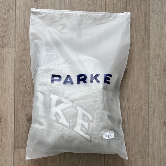 Parke Varsity Mockneck- Classic Grey/White L/XL - Picture 4 of 4